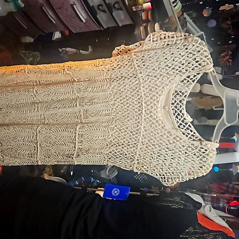 NWT Solitaire crochet dress